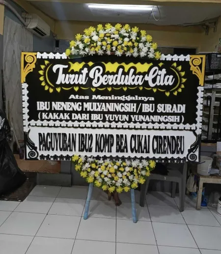 Papan Bunga Duka Baktijaya Sukmajaya